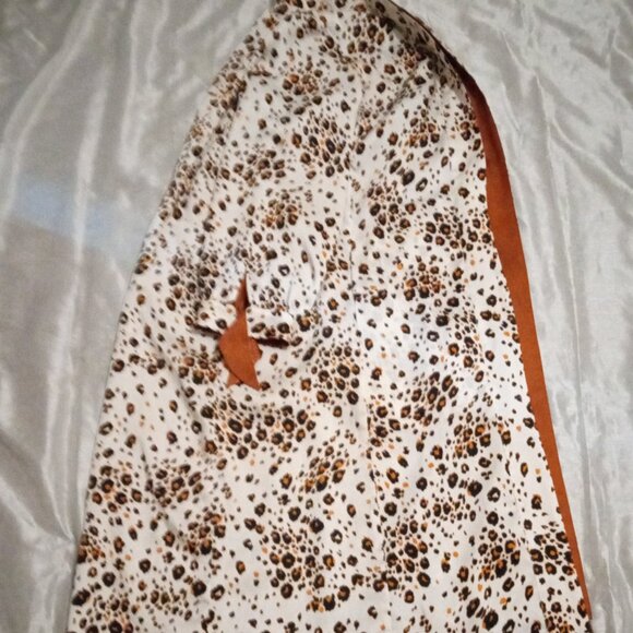 Chico reversible duster jacket sizeXL floral to animal-print w/side pockets boho - Picture 14 of 16